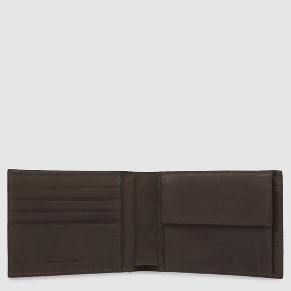 Men’s wallet with coin pocket