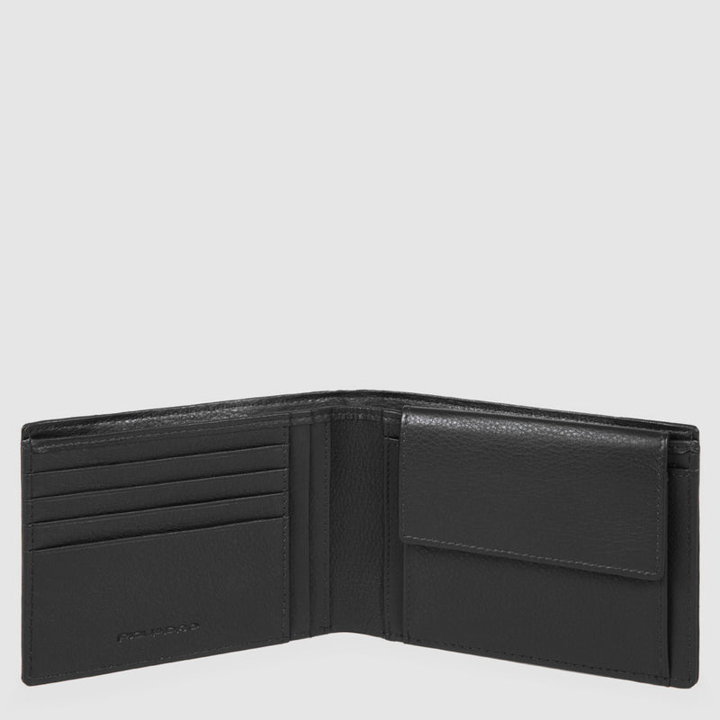 Portefeuille homme avec poche pour la monnaie