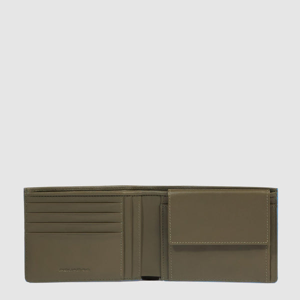 Men’s wallet with coin pocket