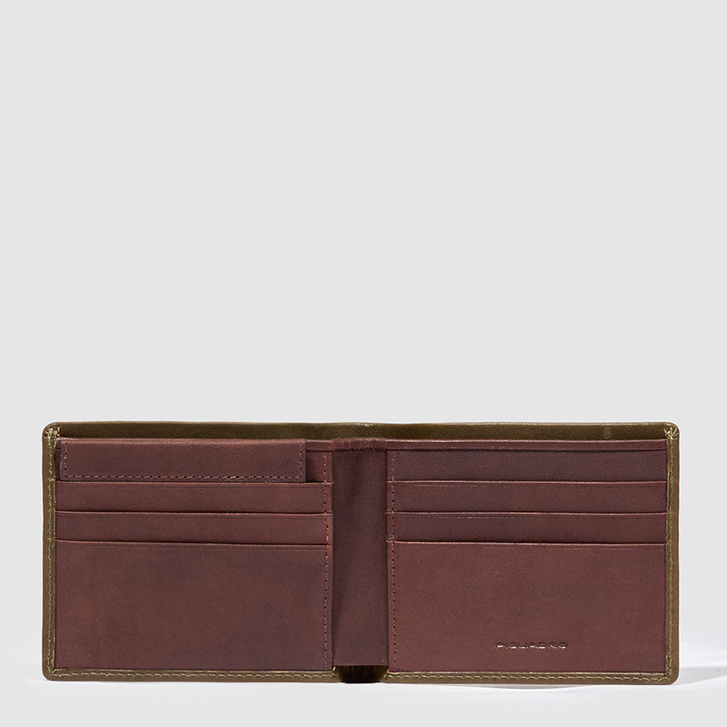 Men’s wallet with removable document facility