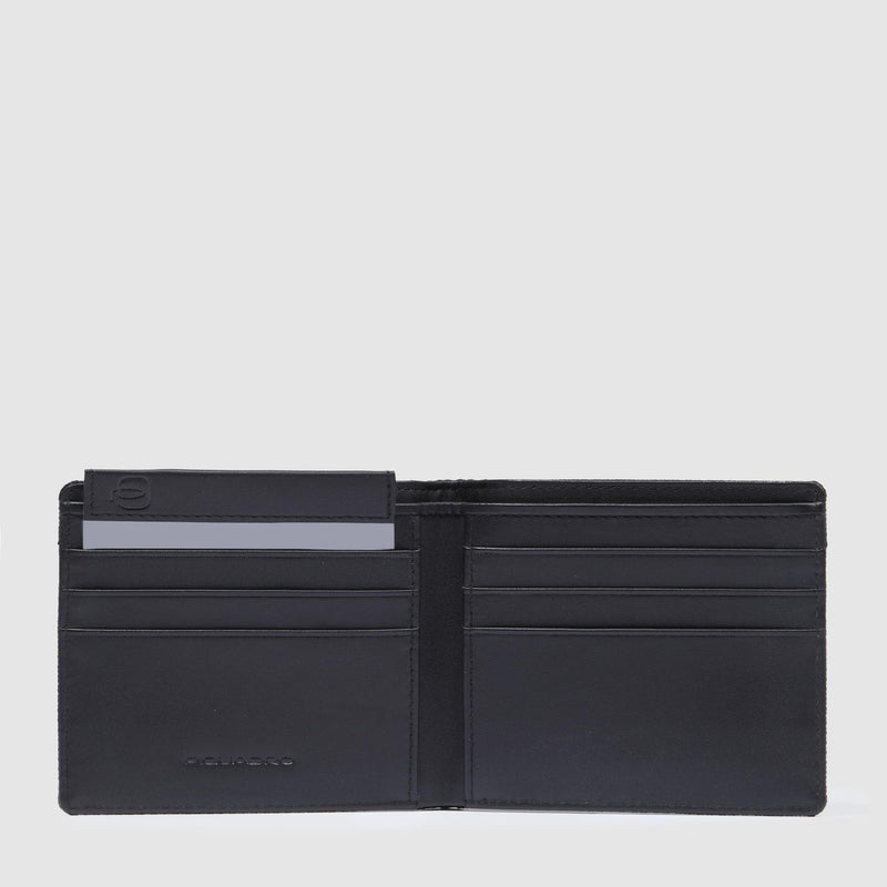 Men’s wallet with removable document facility