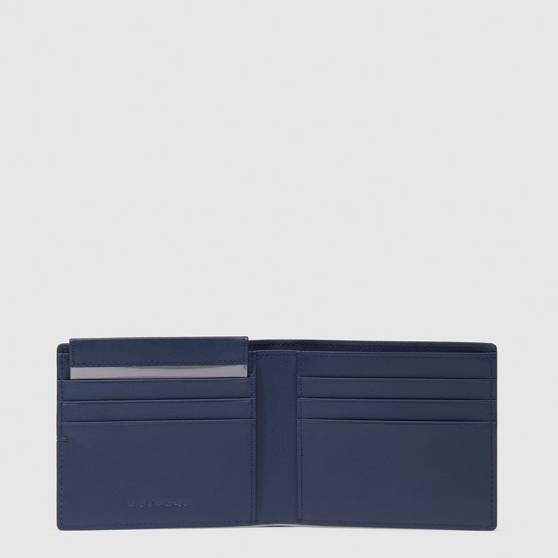 Men’s wallet with removable document facility