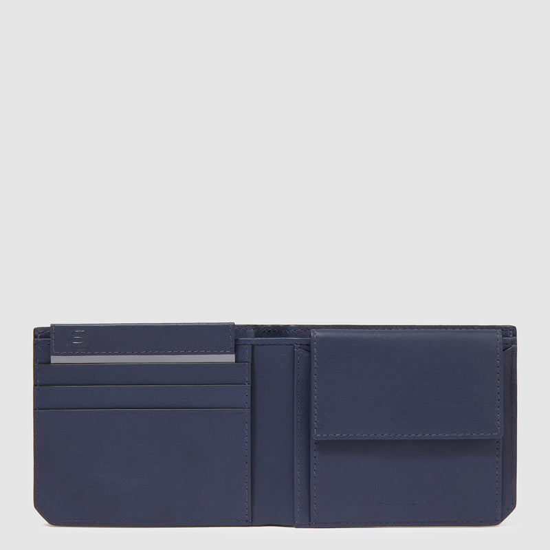 Men’s wallet with coin pocket