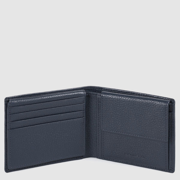 Portefeuille homme en cuir avec porte-CNI