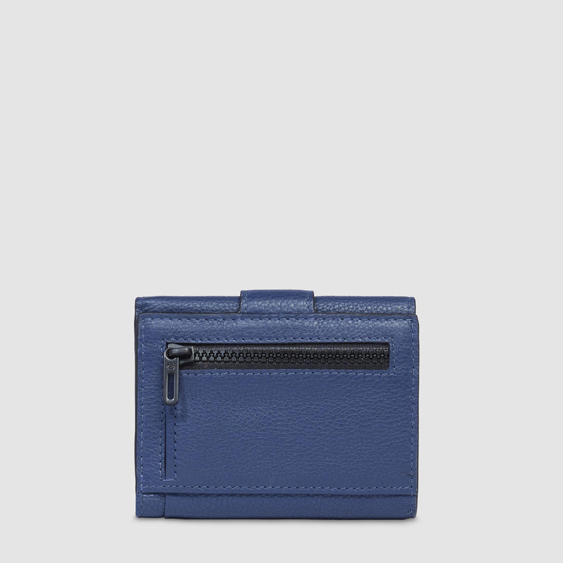 Pocket trifold men's wallet with money pocket