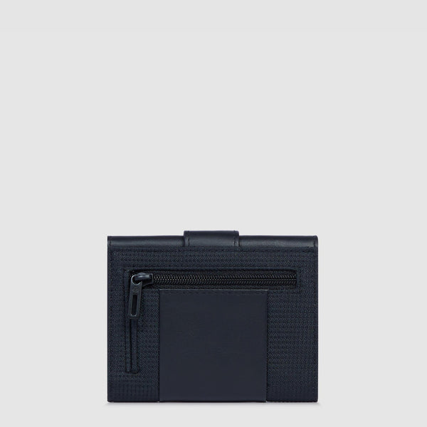 Pocket trifold men's wallet with money pocket