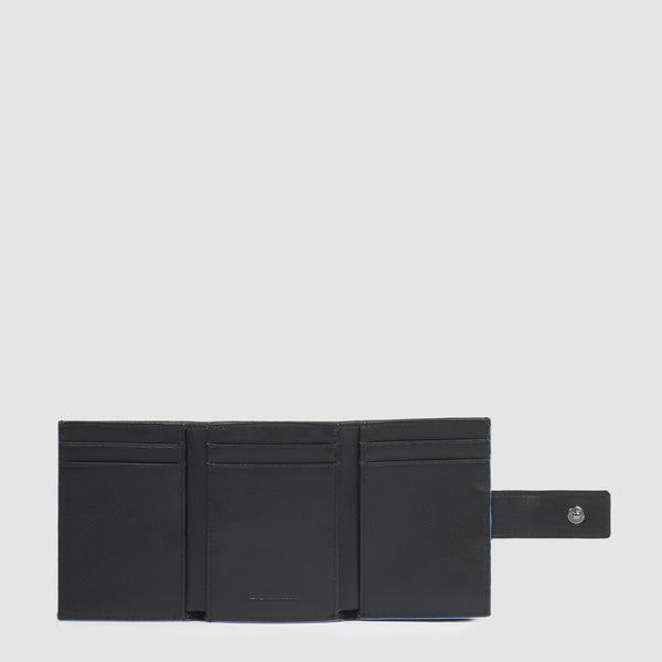 Pocket trifold men's wallet with money pocket