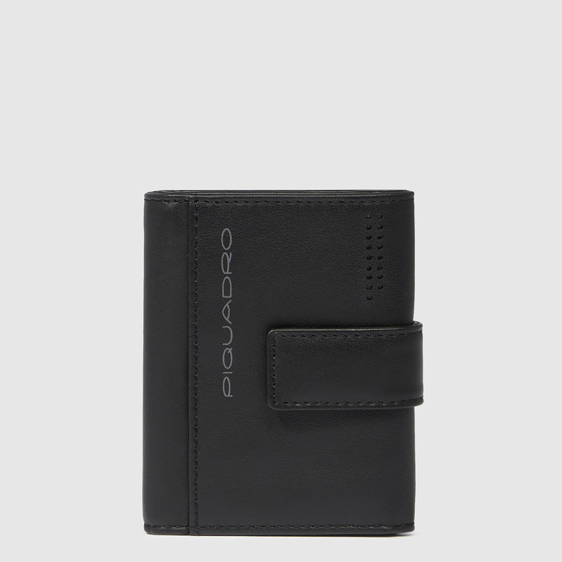 Pocket trifold men's wallet with money pocket