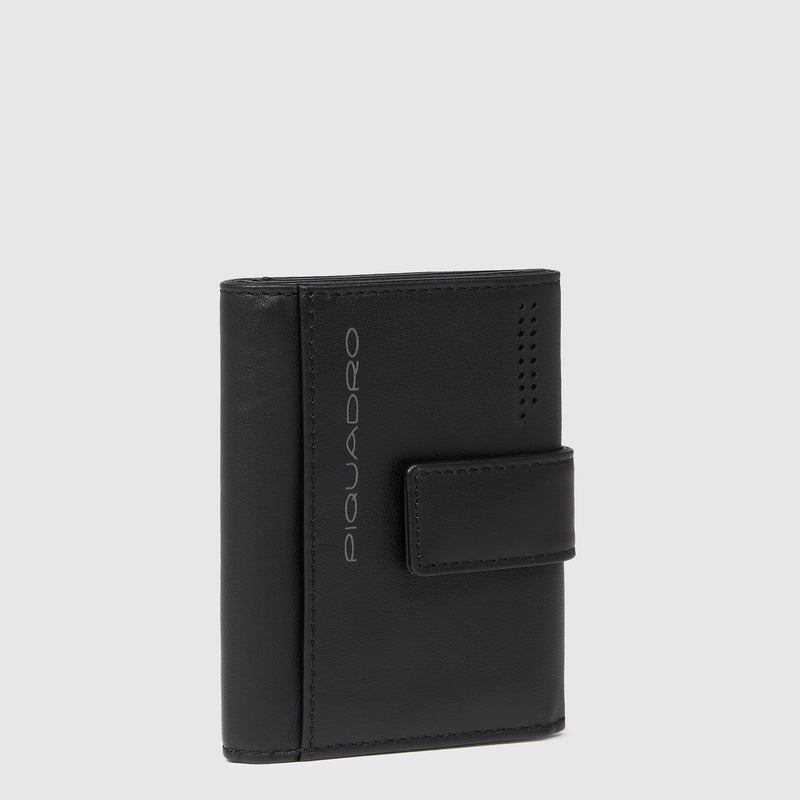 Pocket trifold men's wallet with money pocket