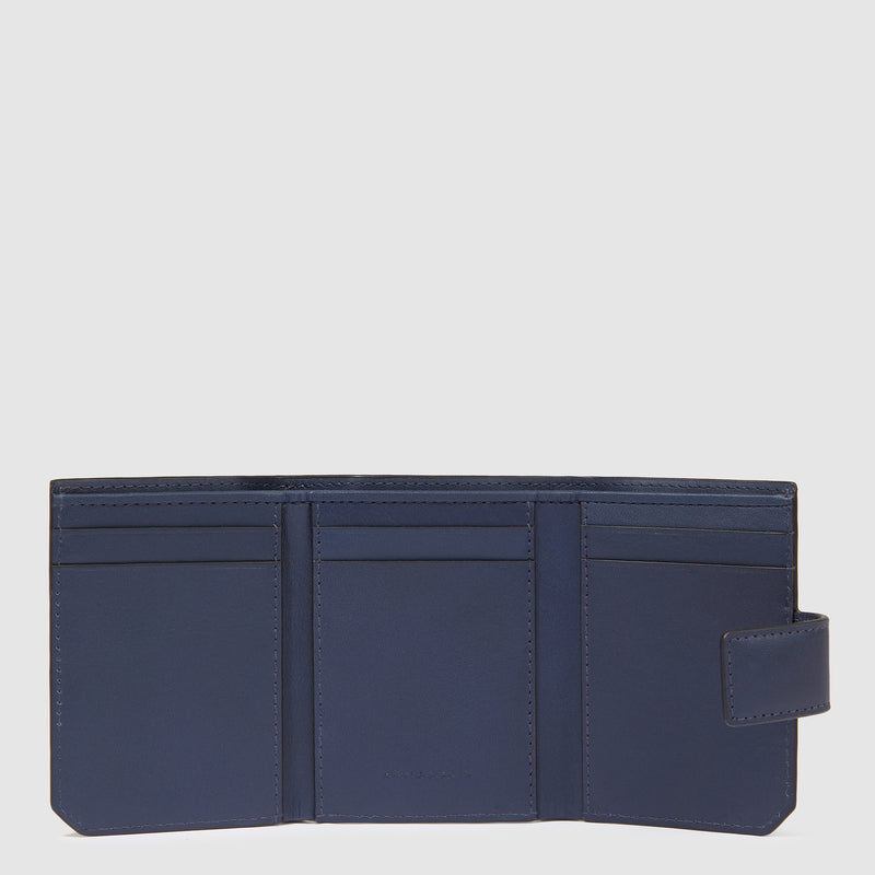 Pocket trifold men's wallet with money pocket