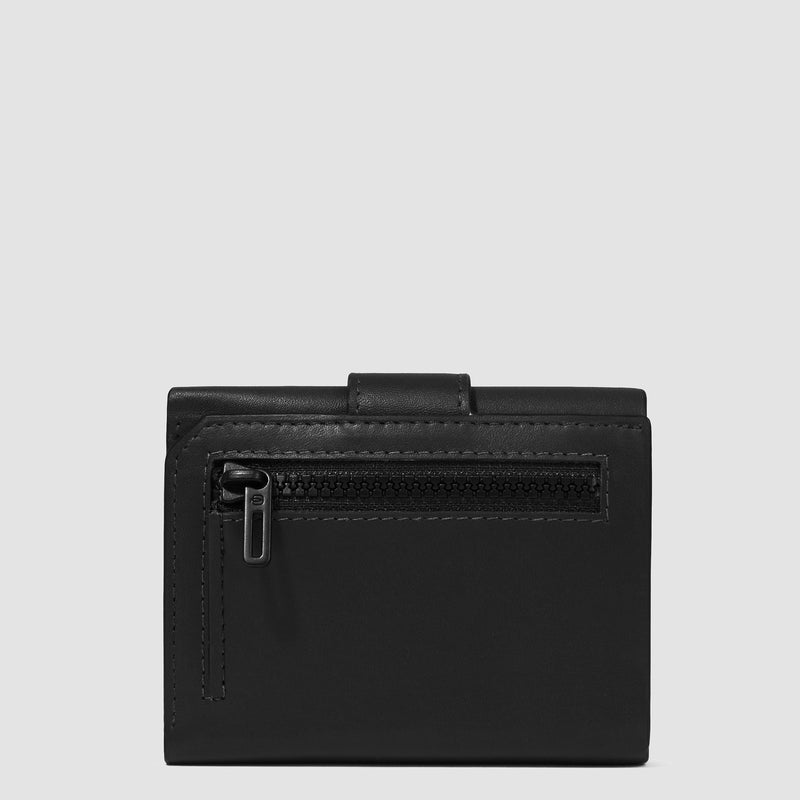 Pocket trifold men's wallet with money pocket