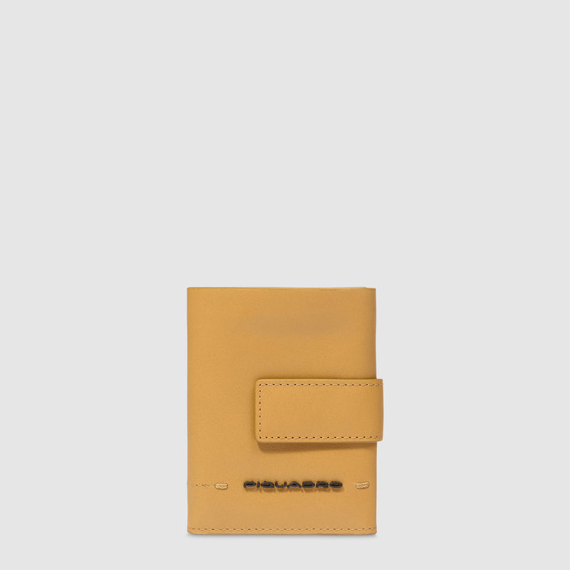 Pocket trifold men's wallet with money pocket