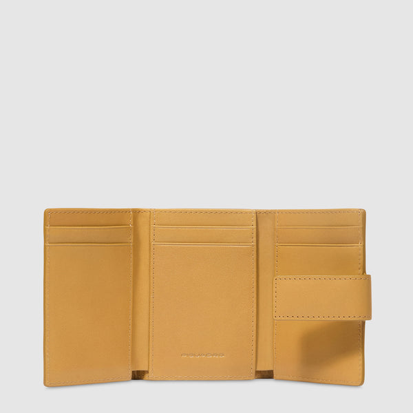 Pocket trifold men's wallet with money pocket