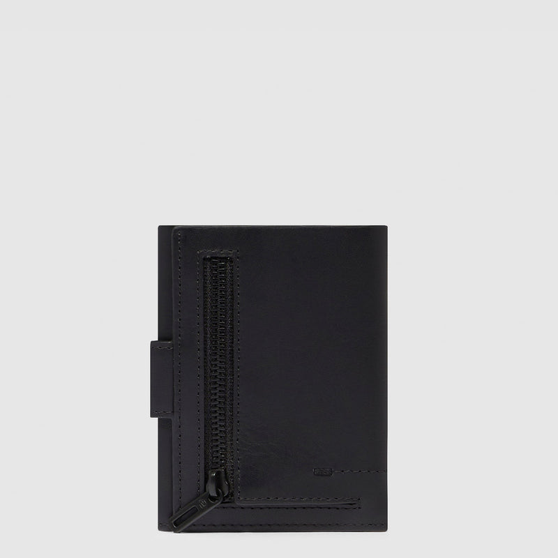 Pocket trifold men's wallet with money pocket