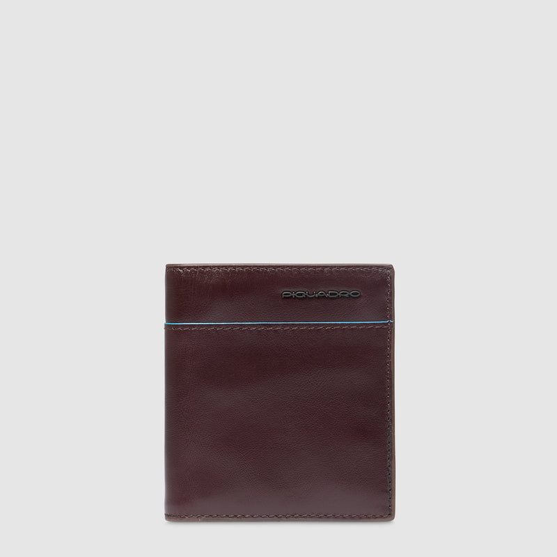 Vertical men’s wallet with coin pocket