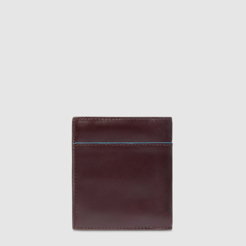 Vertical men’s wallet with coin pocket