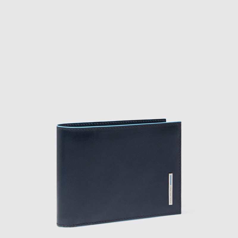 Men’s wallet with two compartments for banknotes