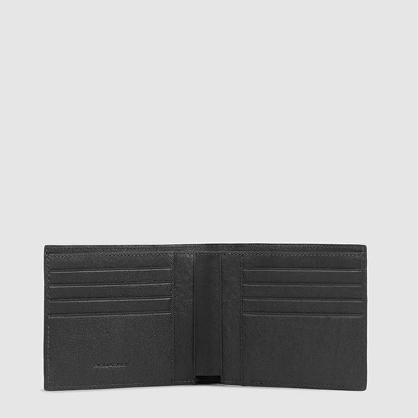 Men's wallet with two banknote compartments