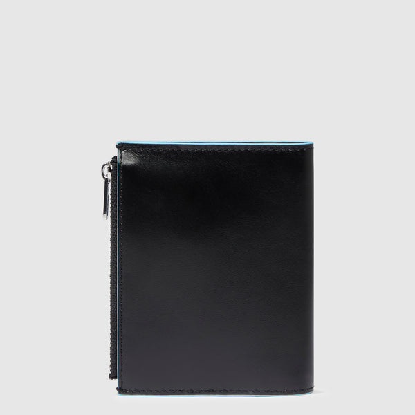 Portefeuille homme vertical avec porte-monnaie