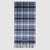 Women's check scarf with fringes