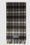 Women's check scarf with fringes