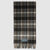 Women's check scarf with fringes